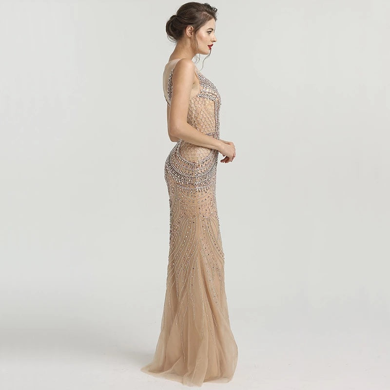 Diamond Beading Luxury High-end Mermaid Formal Dresses