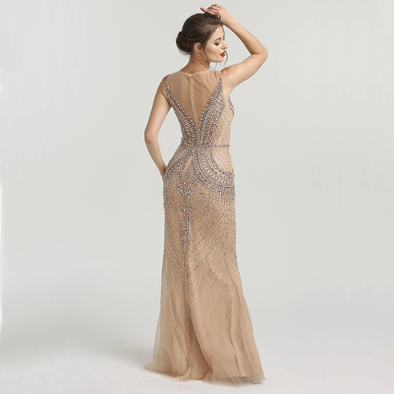 Diamond Beading Luxury High-end Mermaid Formal Dresses