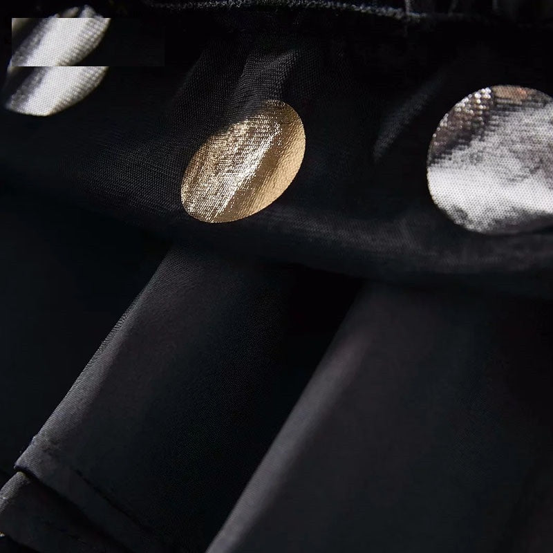 Dot Printed Party Long Maxi Dress