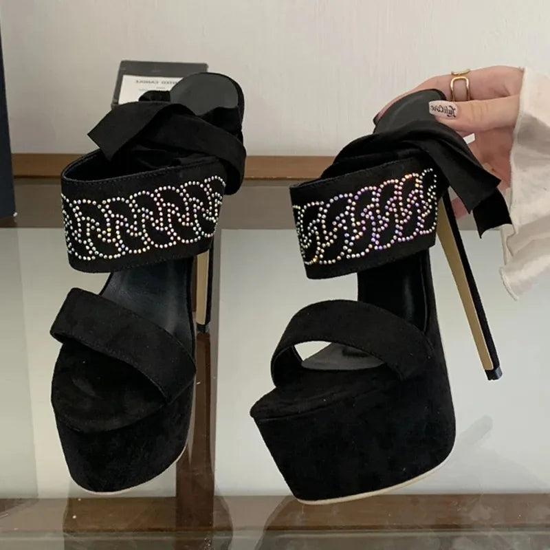 CRYSTAL Diamond Stiletto High Heel