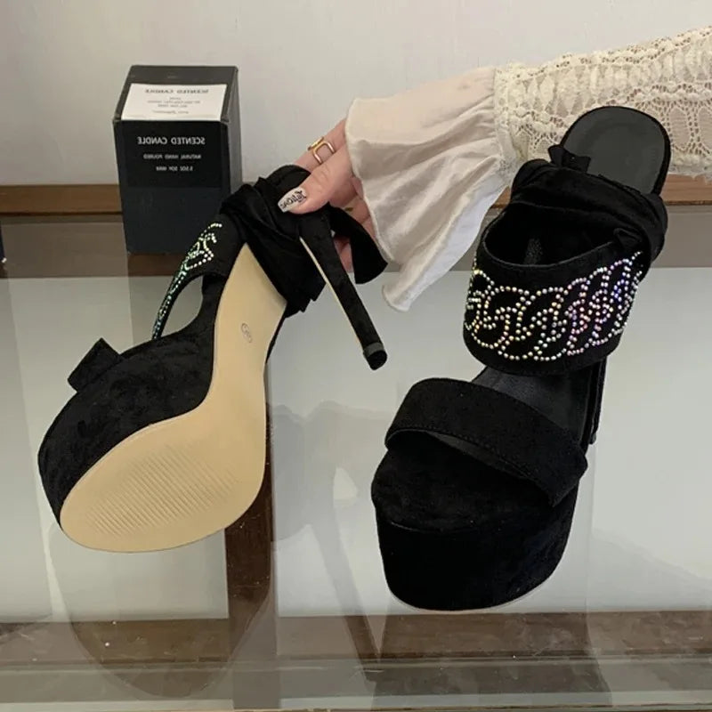 CRYSTAL Diamond Stiletto High Heel
