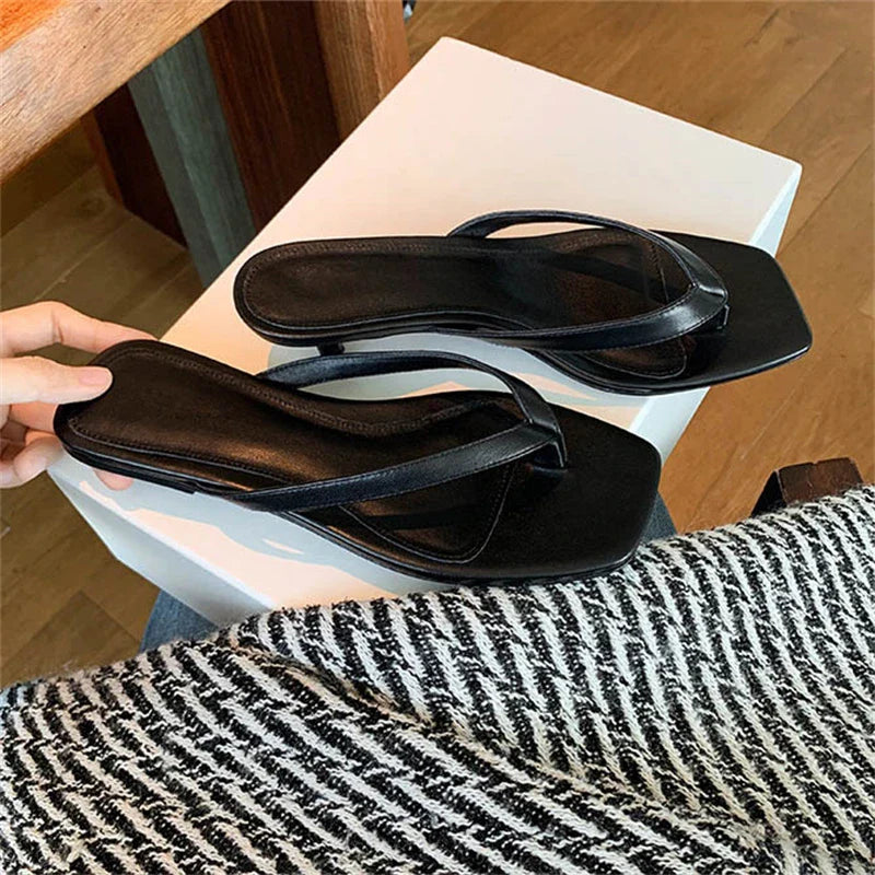 Comfortable Casual Thin Low Flats Heel