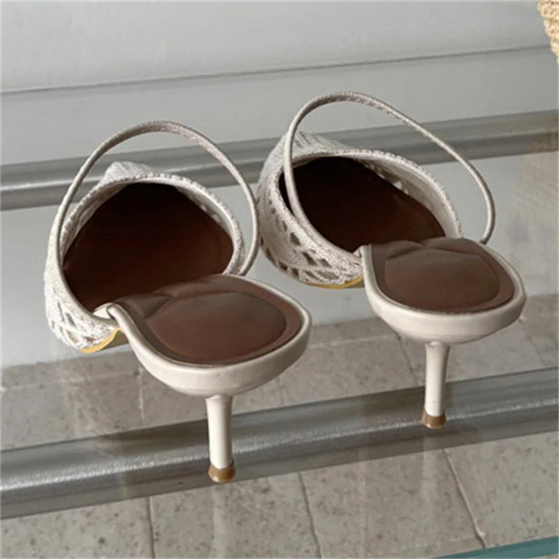 Design Hollow Out Thin High Heel