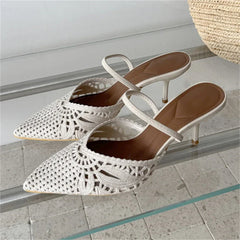 Design Hollow Out Thin High Heel