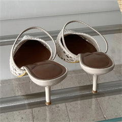Design Hollow Out Thin High Heel