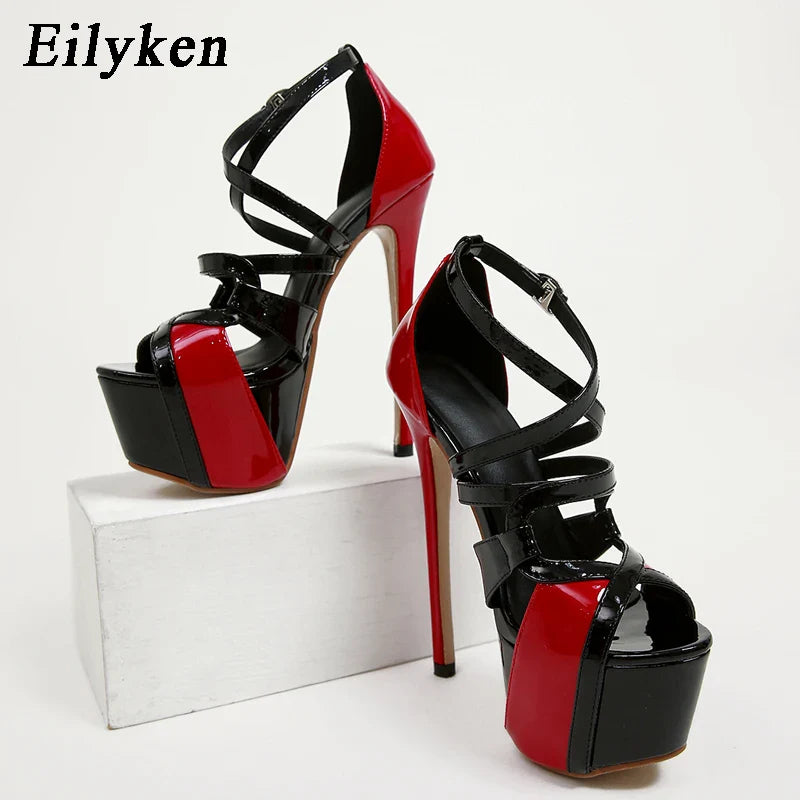 Open Toe Sandals Platform Super Heel