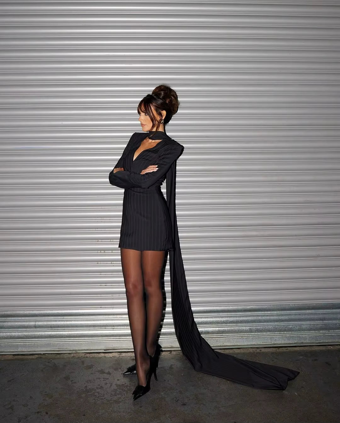 Elegant Asymmetrical With Long Neck Straps Birthday Mini Dress