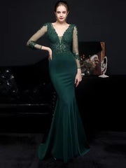 Elegant Backless Empire Spaghetti Strap Rhinestone Lace Maxi Dress