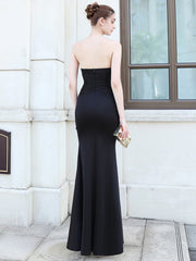Elegant Backless Floor-Length Chest wrapping Wedding Party Dresses