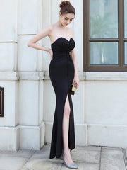Elegant Backless Floor-Length Chest wrapping Wedding Party Dresses