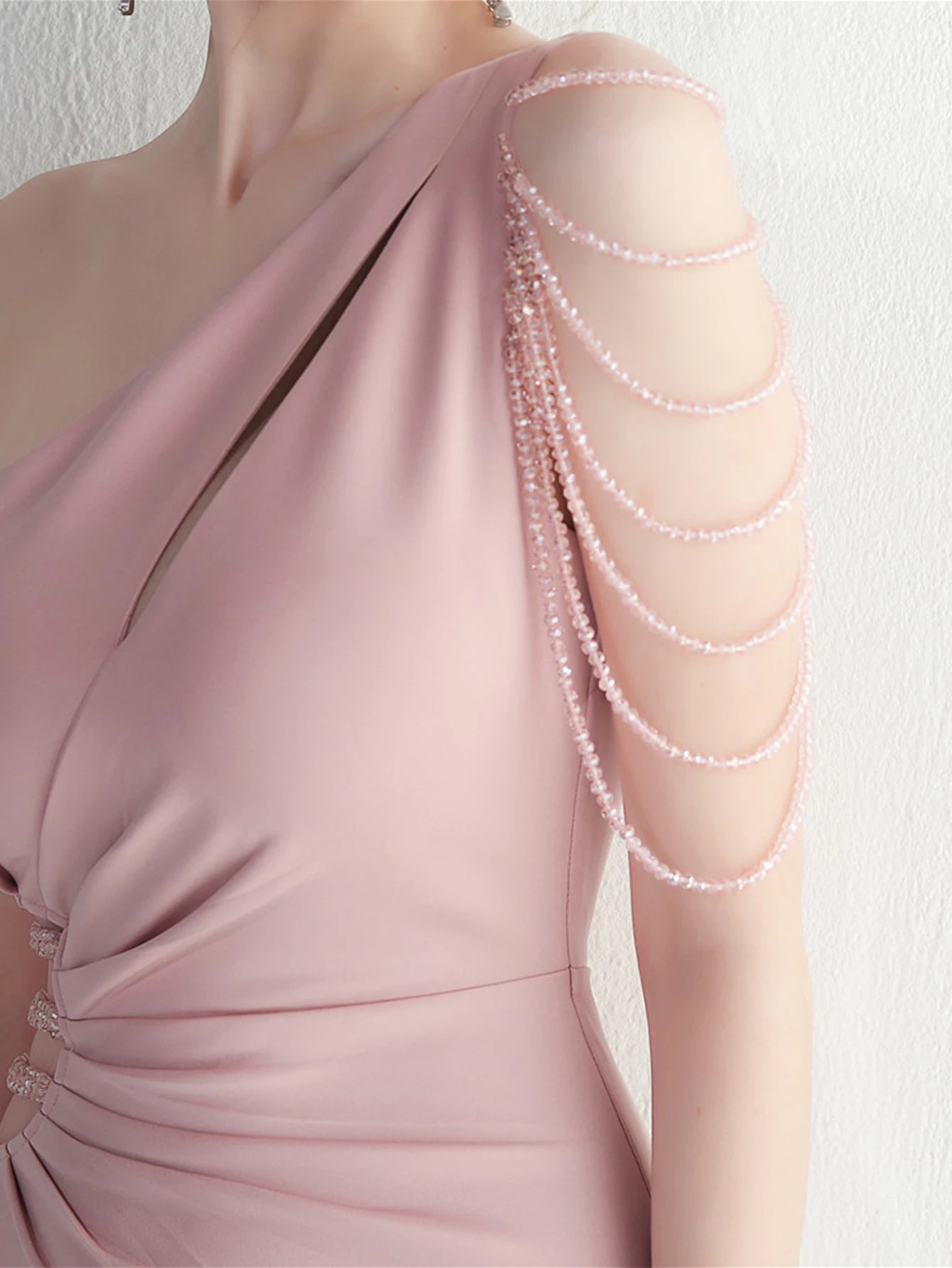 Elegant Backless One-Shoulder Birthday Party Long Maxi Dress