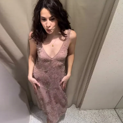 Elegant Beaded Sequin Backless Sleeveless Evening Gown