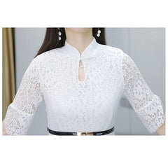Elegant Bodycon Midi Long Lace Dresses