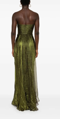 Elegant Chiffon Shiny Sweetheart Mermaid Slim Prom Evening Floor Length Gowns