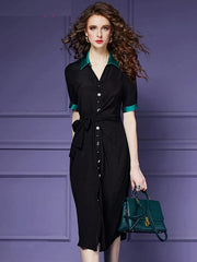 Elegant Chiffon V-Neck Designer Cocktail Party Dress