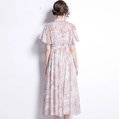 Elegant Cotton A-Line Vintage Party Dress