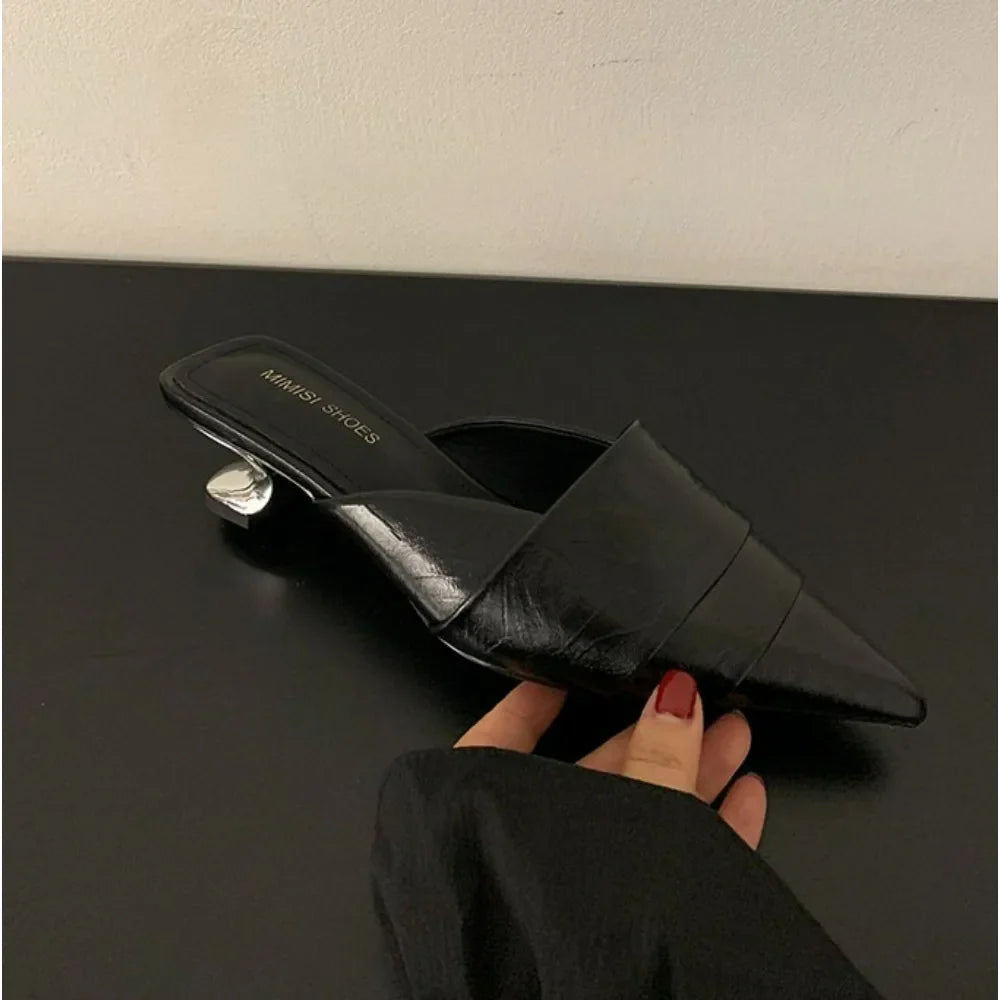 Elegant Design Thin Mid Heel