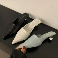 Elegant Design Thin Mid Heel