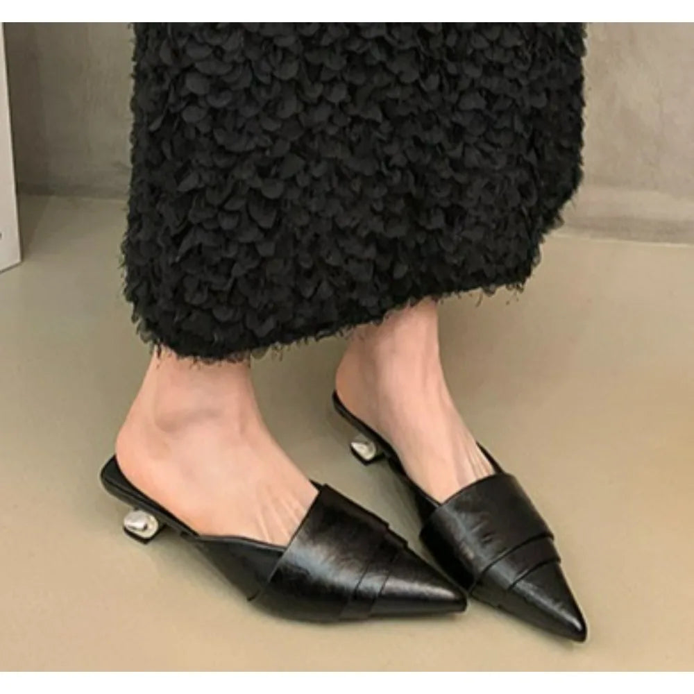 Elegant Design Thin Mid Heel