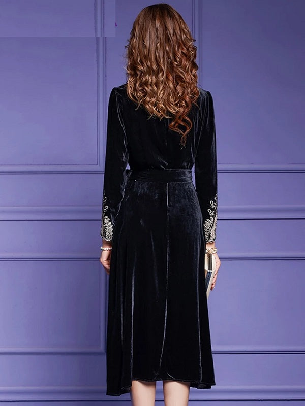 Elegant Embroidery High Quality Cocktail Party Dress