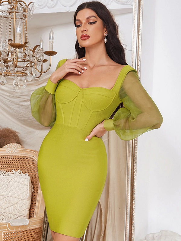 Elegant Evening Runway Bodycon Club Party Dress