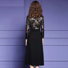 Elegant High Quality Long Cocktail Party Dress