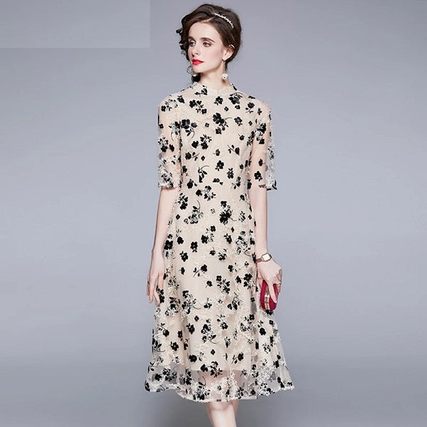 Elegant Lace High Quality Vintage Party Dress