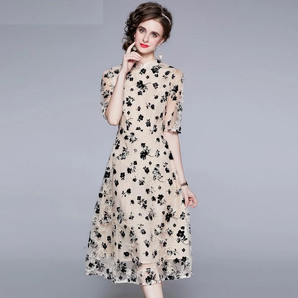 Elegant Lace High Quality Vintage Party Dress