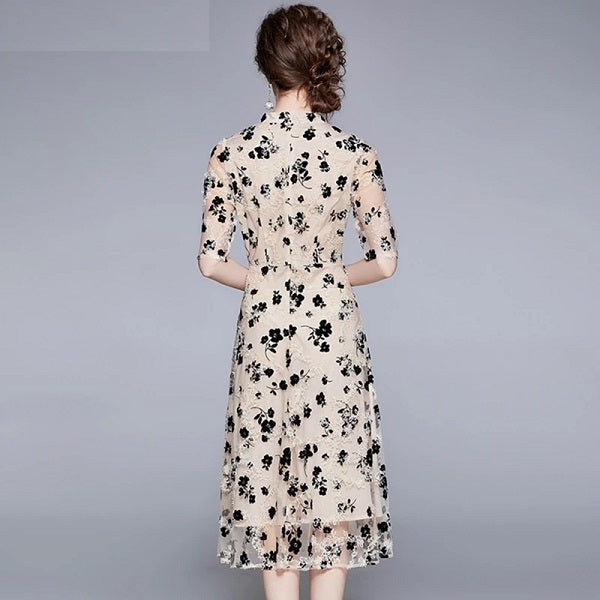 Elegant Lace High Quality Vintage Party Dress