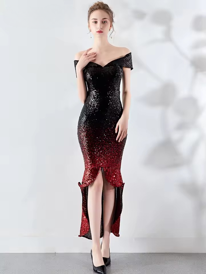 Elegant Luxury Backless Sequin Birthday Maxi Dress