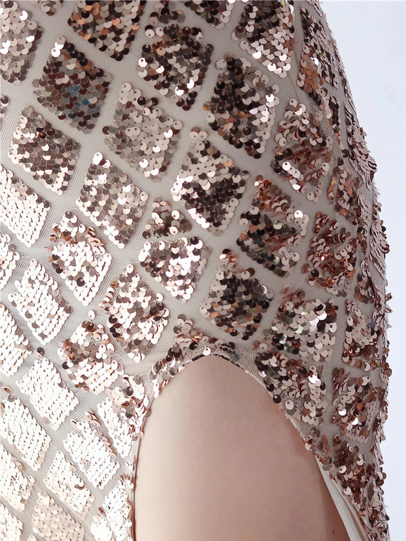 Elegant Luxury Backless Sequin Bodycon Party Prom Long Maxi Dress