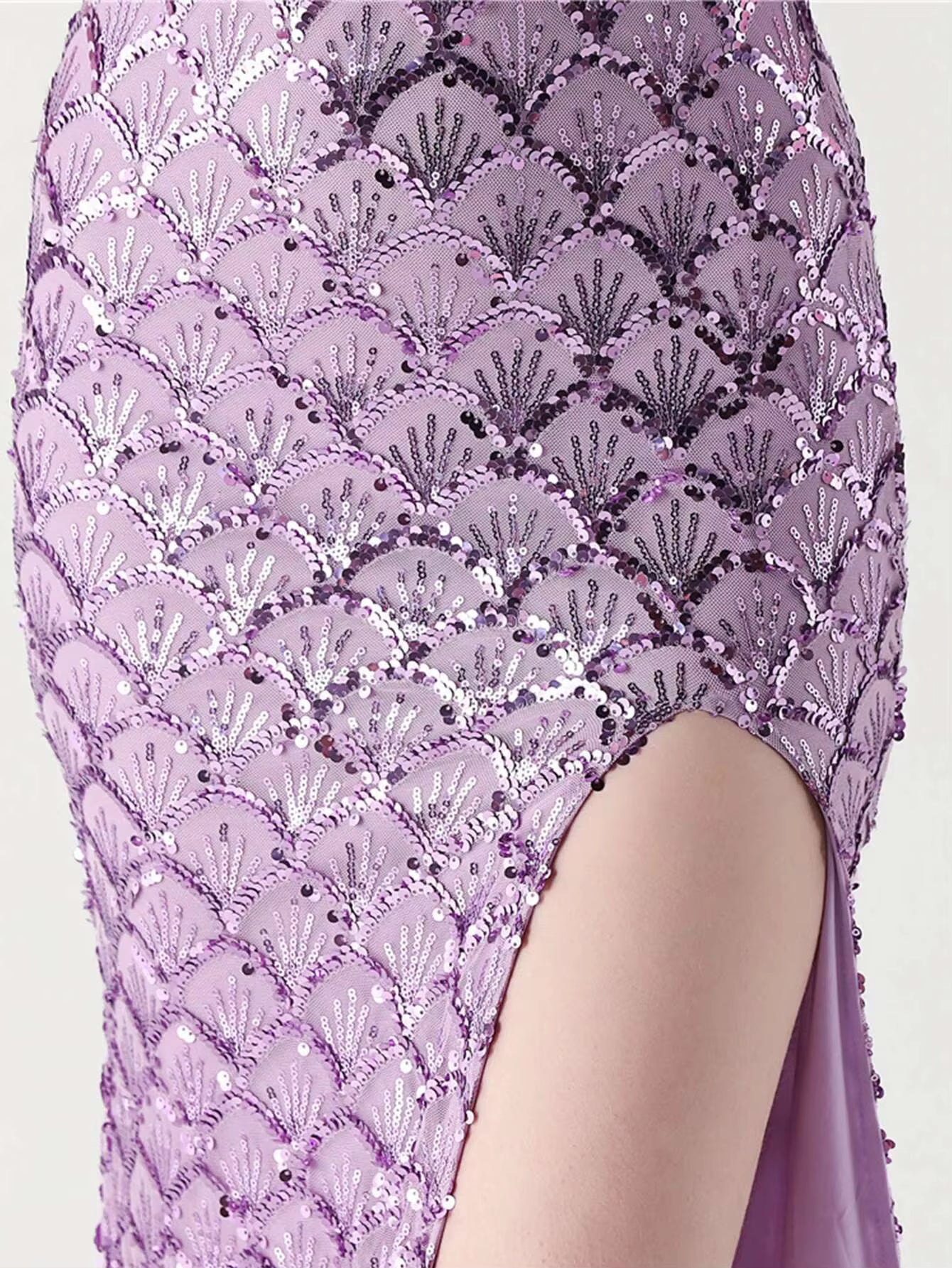 Luxury Solid Backless V-Neck Sequin zipper Party sleeveless Long Maxi Dresses
