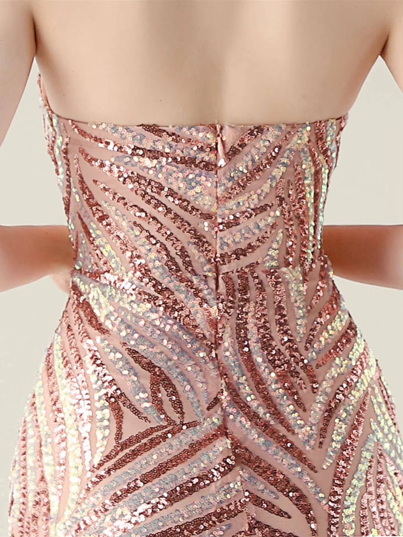 Elegant Luxury Rhinestone Backless Sequin Evening Party Long Maxi Dresses
