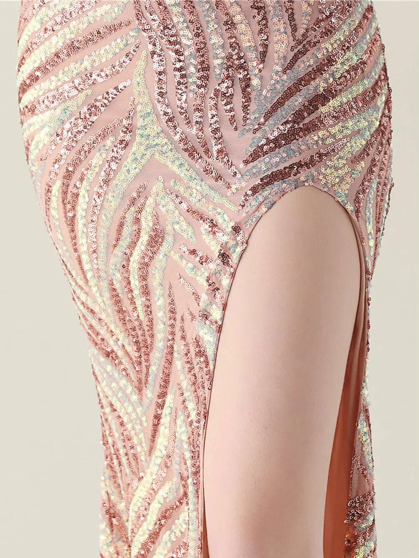 Elegant Luxury Rhinestone Backless Sequin Evening Party Long Maxi Dresses