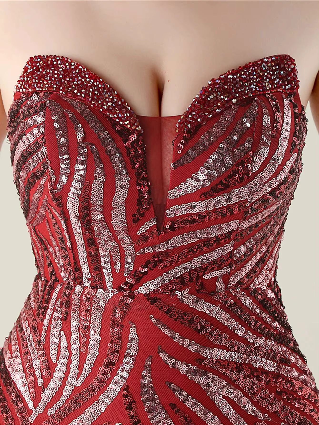 Elegant Luxury Rhinestone Backless Sequin Evening Party Long Maxi Dresses