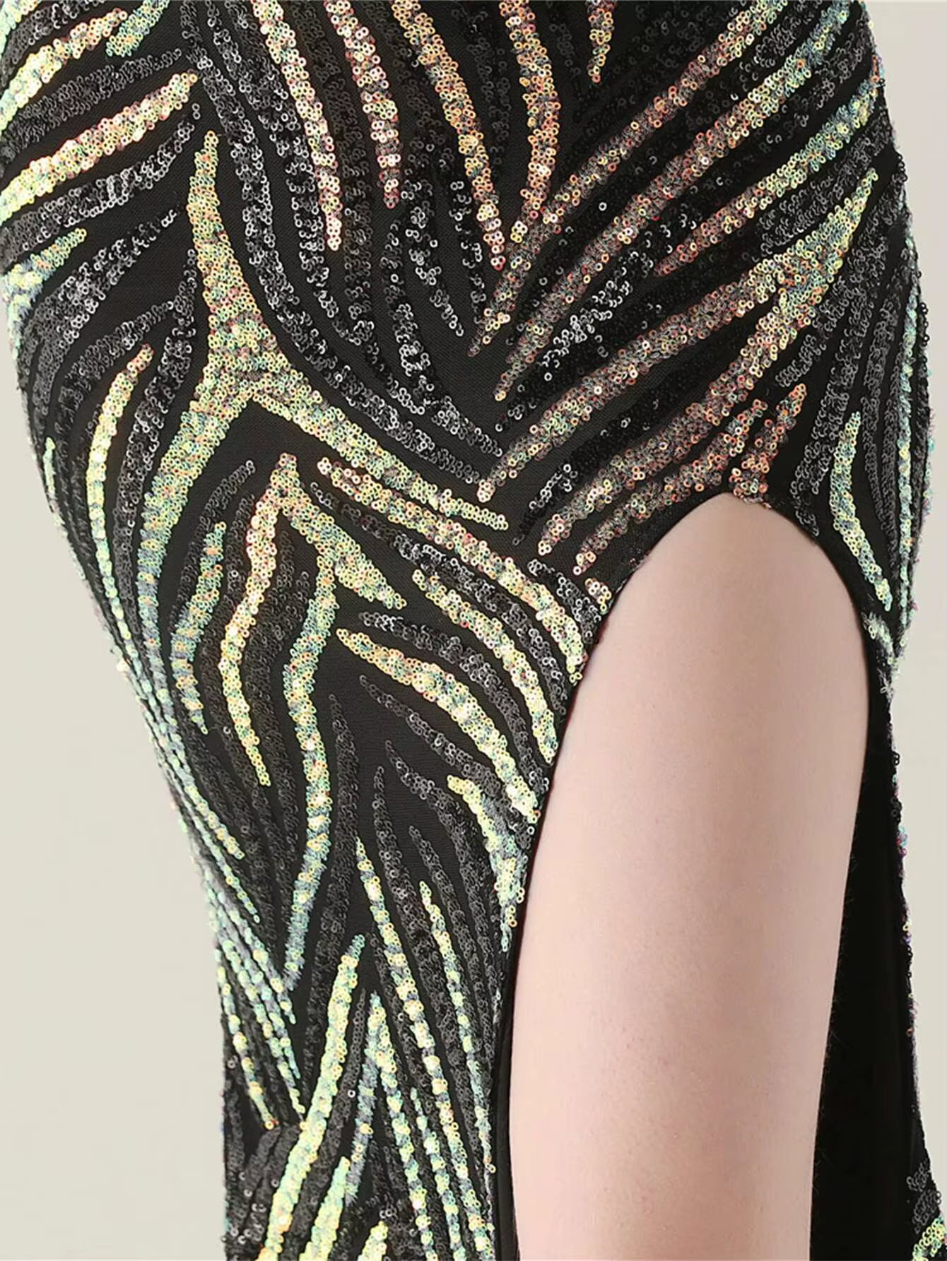 Elegant Luxury Rhinestone Backless Sequin Evening Party Long Maxi Dresses