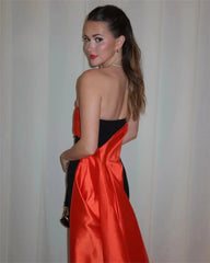 Elegant Party Luxury Customized Vestidos De Strapless Prom Maxi Dresses