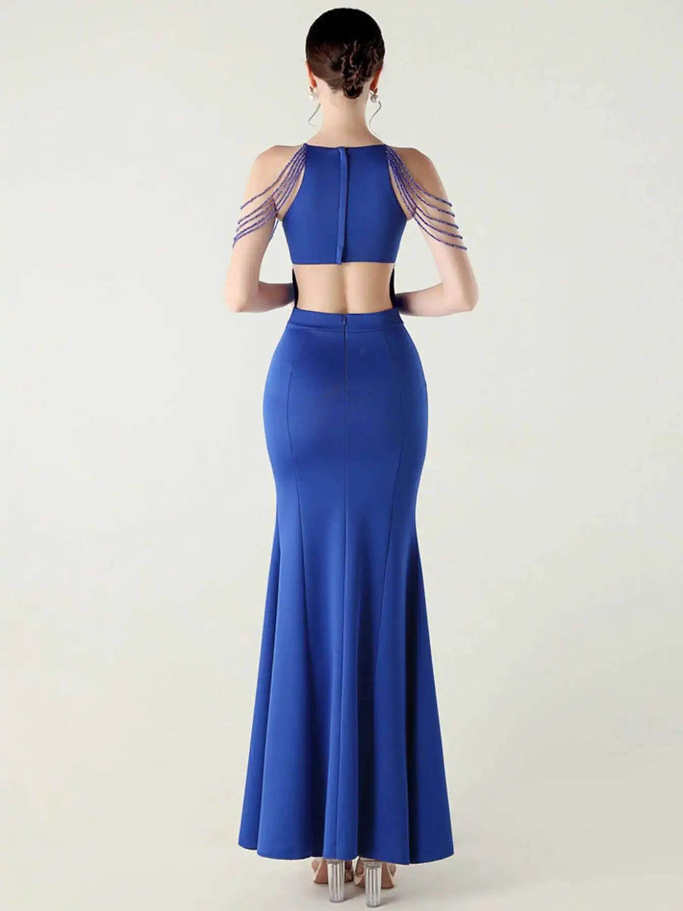 Elegant Rhinestone Birthday Party Luxury Prom Evening Dresses