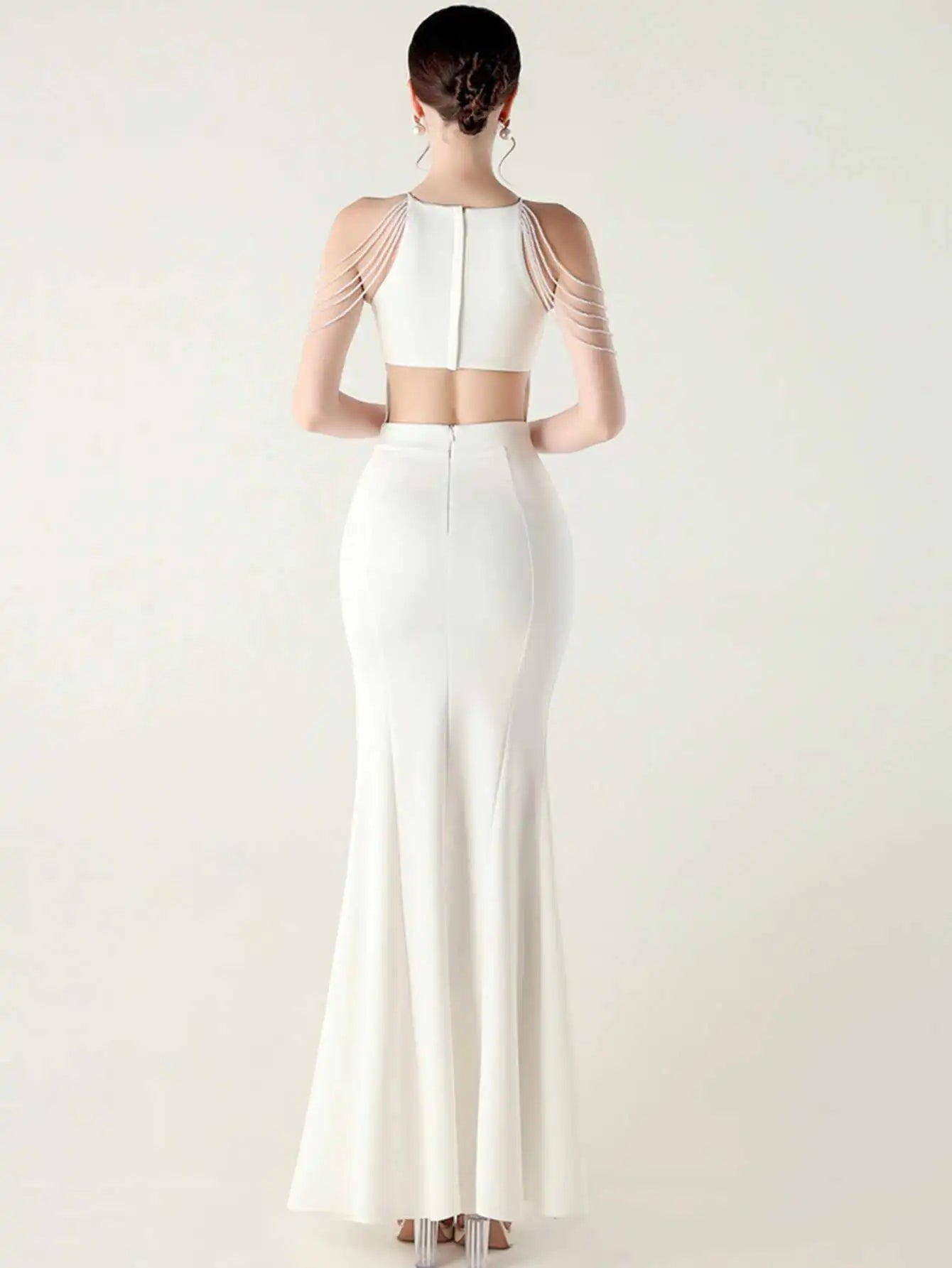 Elegant Rhinestone Birthday Party Luxury Prom Evening Dresses