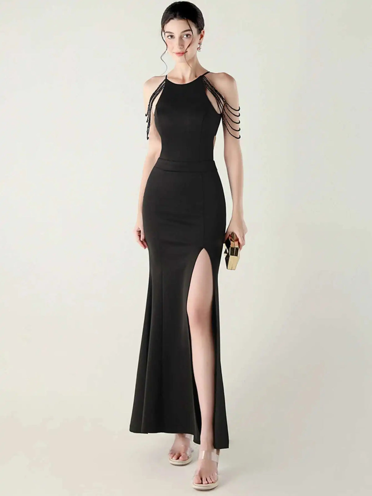 Elegant Rhinestone Birthday Party Luxury Prom Evening Dresses