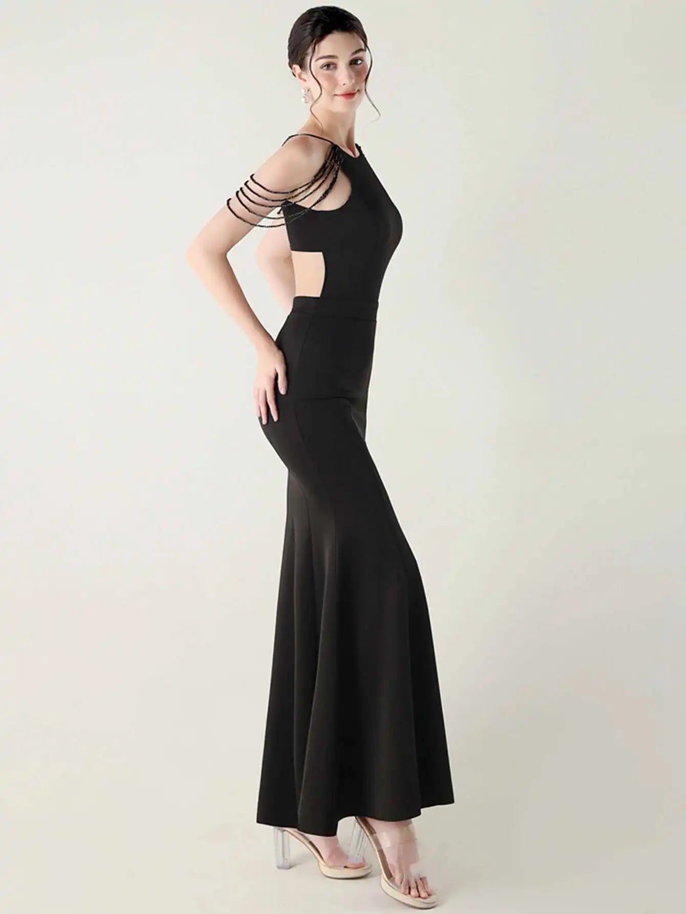 Elegant Rhinestone Birthday Party Luxury Prom Evening Dresses