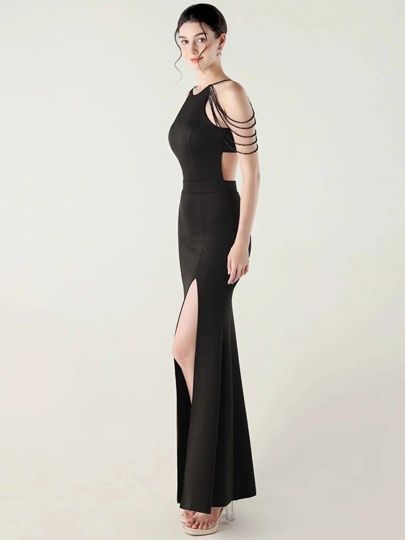 Elegant Rhinestone Birthday Party Luxury Prom Evening Dresses