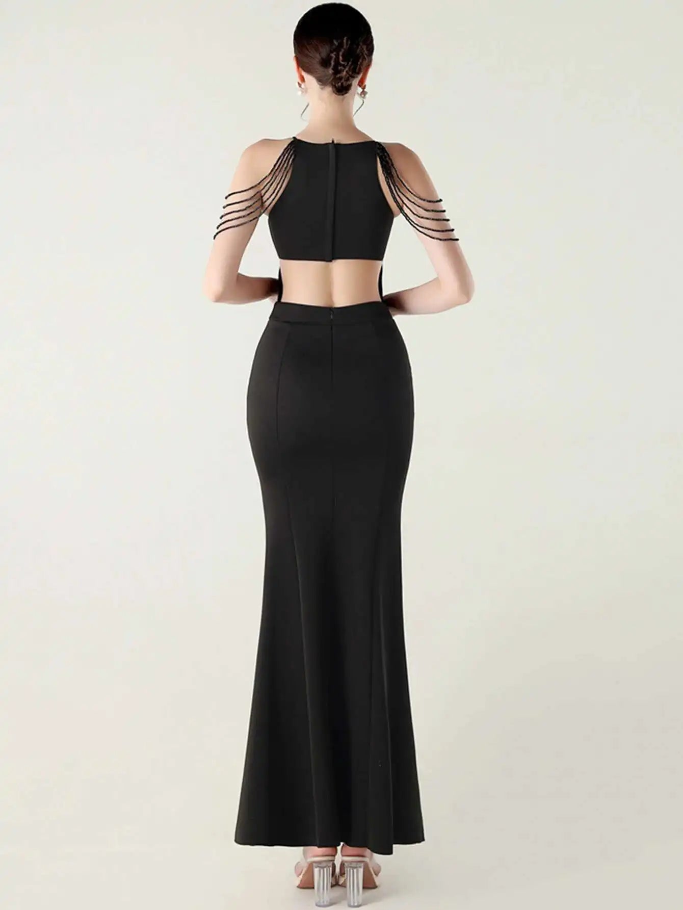 Elegant Rhinestone Birthday Party Luxury Prom Evening Dresses