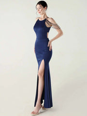 Elegant Rhinestone Birthday Party Luxury Prom Evening Dresses