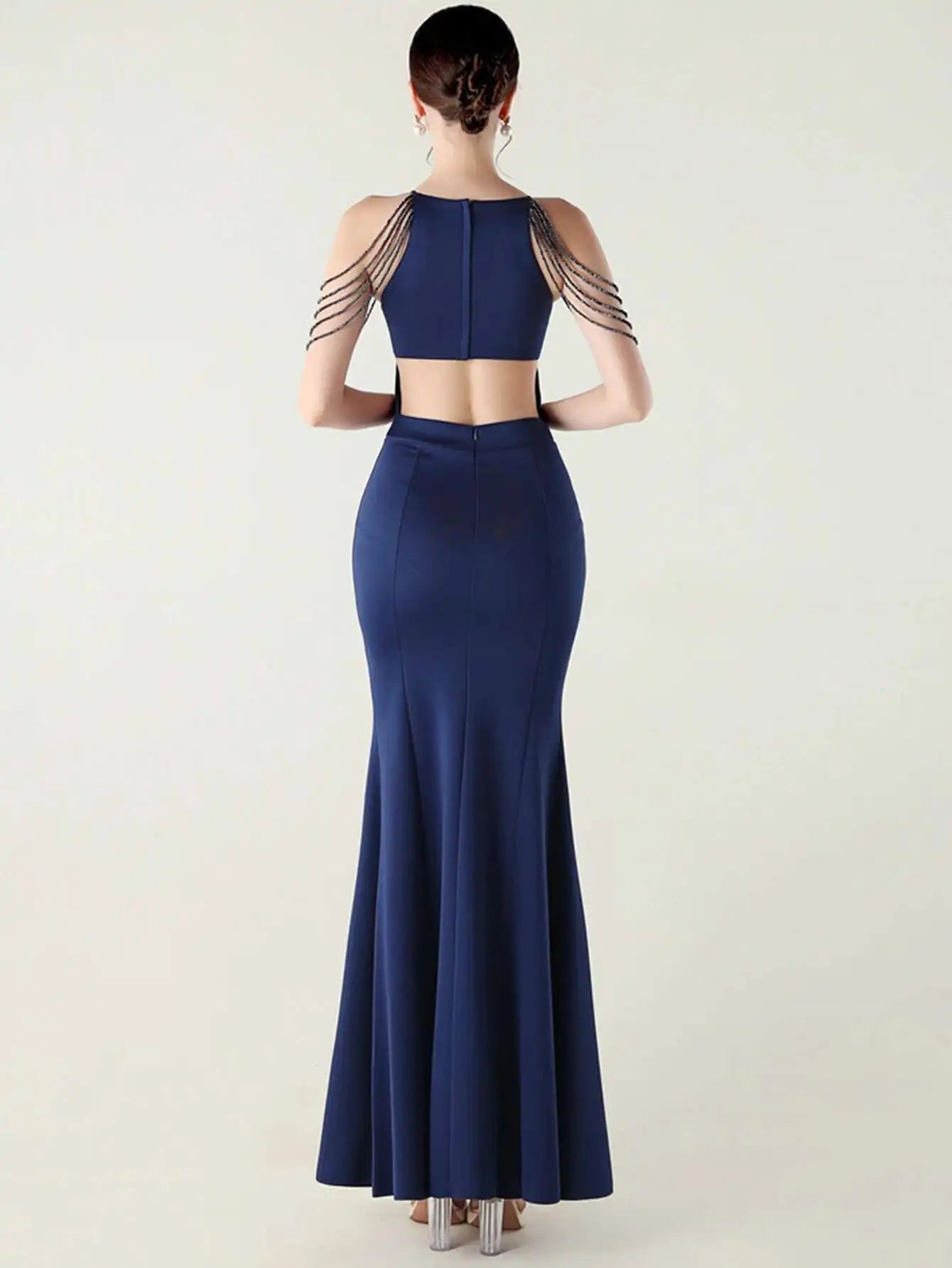 Elegant Rhinestone Birthday Party Luxury Prom Evening Dresses
