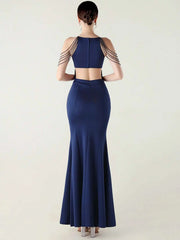 Elegant Rhinestone Birthday Party Luxury Prom Evening Dresses