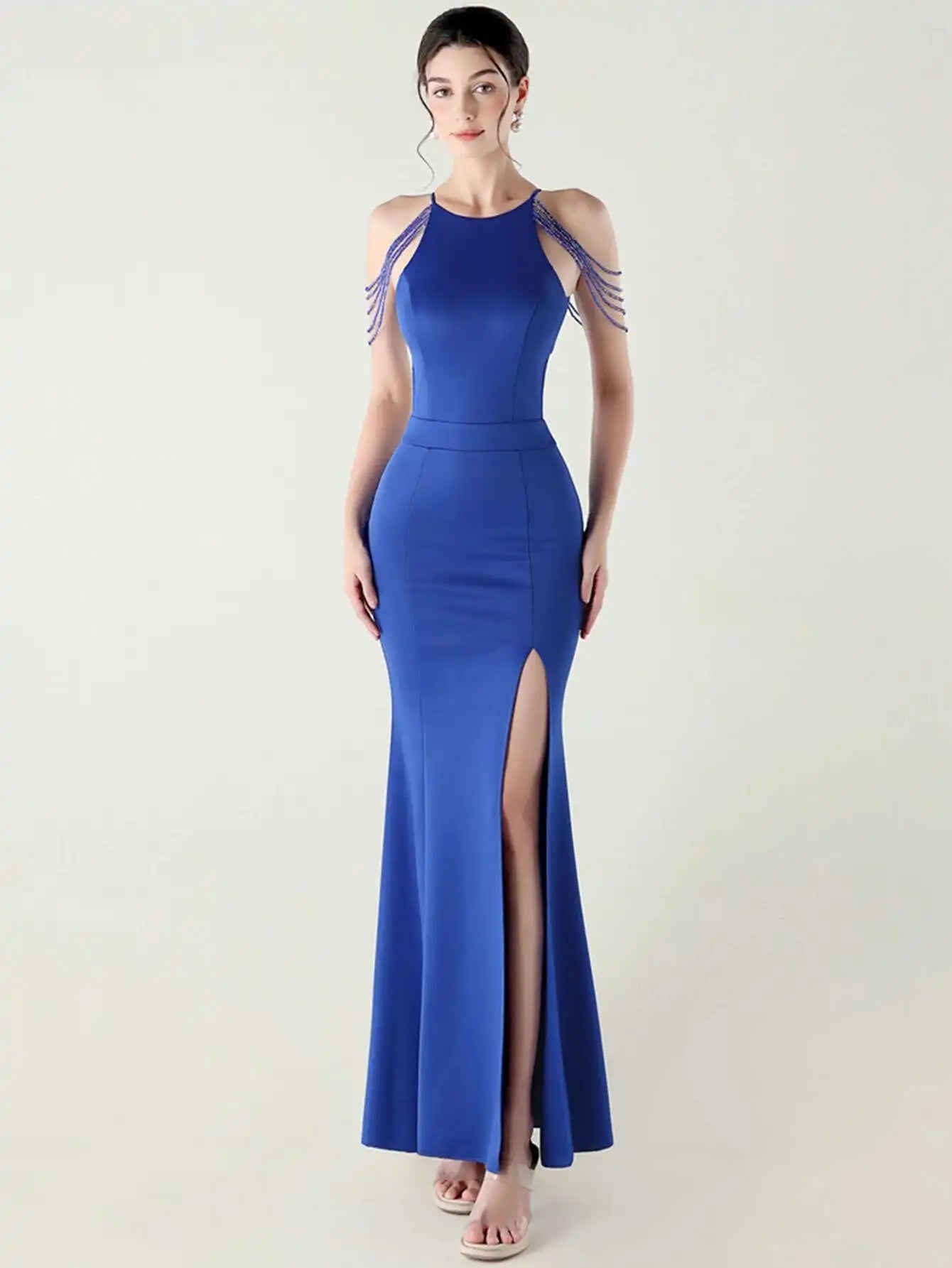 Elegant Rhinestone Birthday Party Luxury Prom Evening Dresses