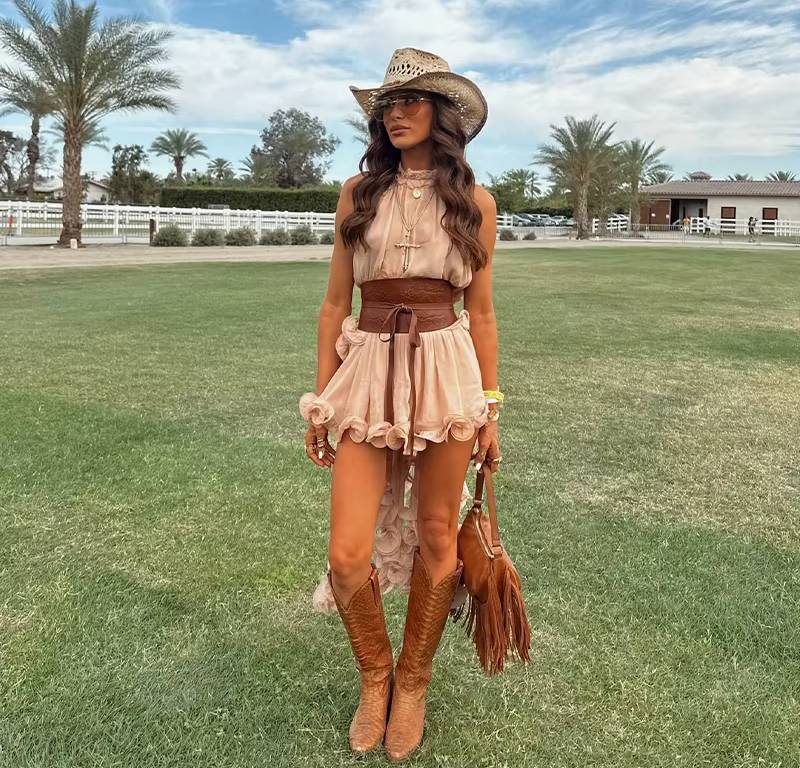 Elegant Ruffle Sleeveless Halter Irregular Ruffles Loose Mini Skirt Set