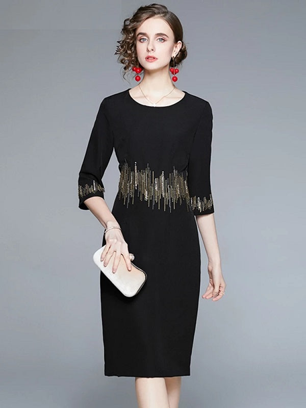 Elegant Sequin High Quality Party Dress