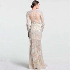 Elegant Mermaid Tulle Evening Party Dress